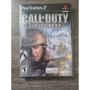 Call of Duty: Finest Hour (Sony PlayStation 2, 2004) PS2 Game New! Sealed!
